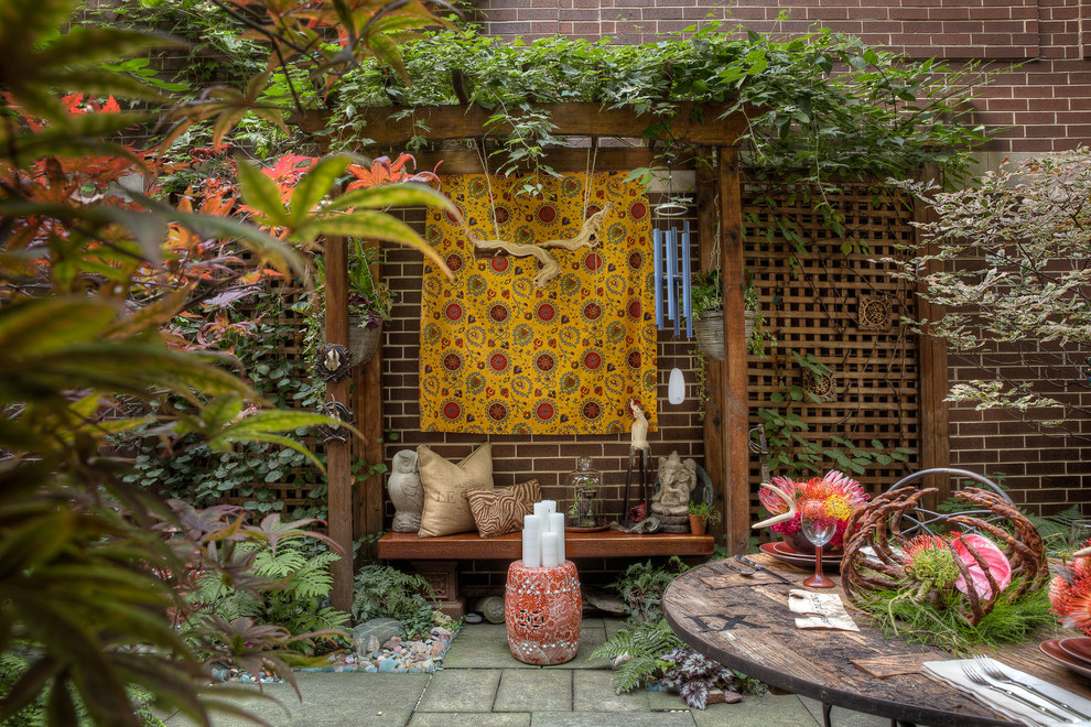 Dearborn Garden Walk Eclectic Patio Chicago by MILIEU Houzz