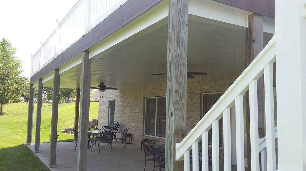 Deck ceiling Under deck ceiling system Patio St Louis by