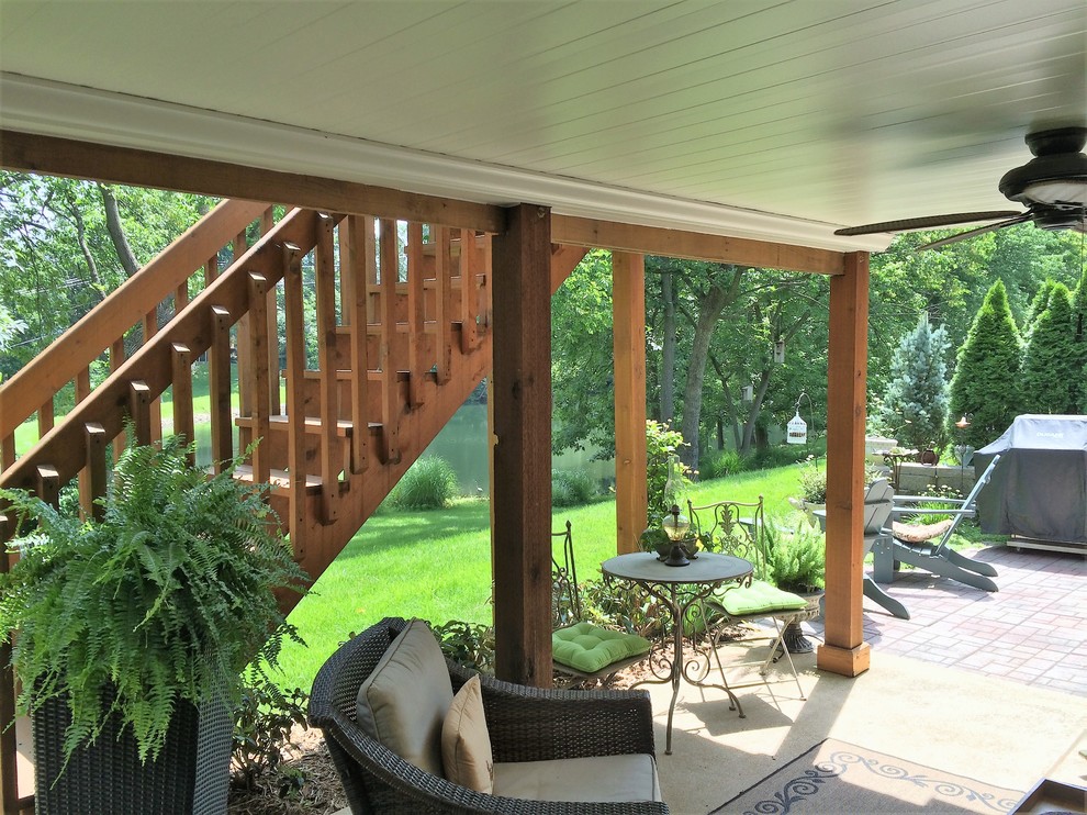 Deck ceiling Under deck ceiling system Patio St Louis by