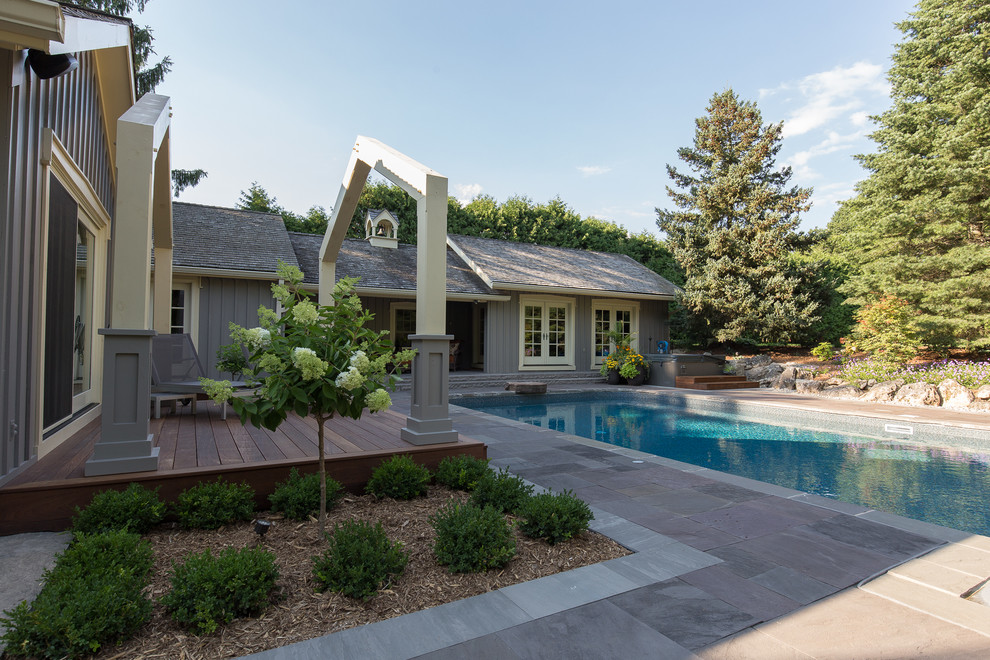 Deck Restoration & Stone Paver Patio Traditional Patio Little