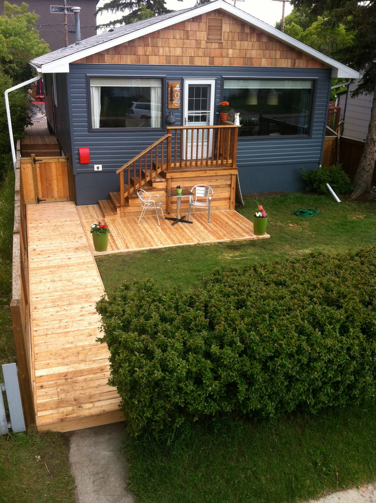 Decks and Fences Craftsman Patio Calgary by Knight Custom Homes