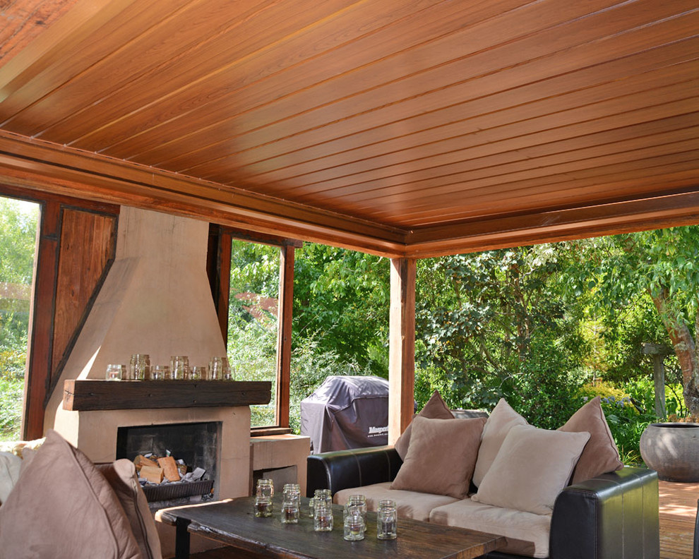 DecoWood wood grain powder coat finishes Patio Brisbane by