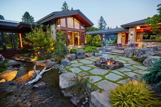 Dennis 7 Dees Landscaping Garden Centers - Rustic - Patio - Portland - By National Association Of Landscape Professionals Houzz
