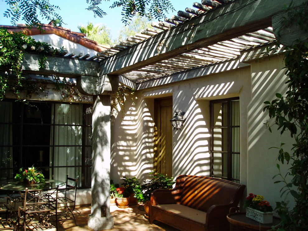 Design Build Spanish Early California Mediterranean Patio San