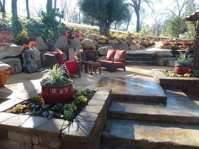 Diy Yard Crashers Hillside Terrace American Traditional Patio Sacramento By Bushnell Gardens Landscape Houzz