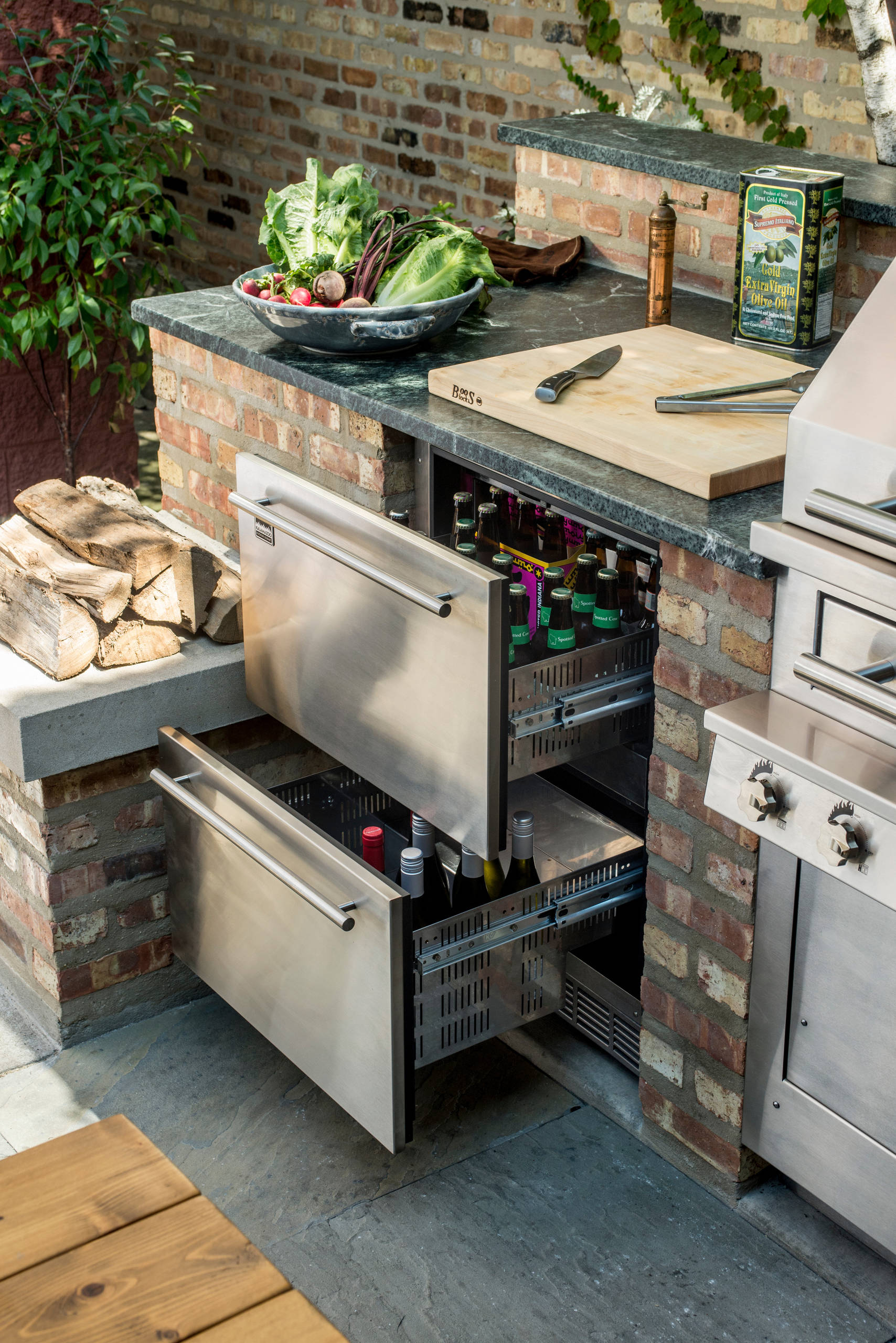 belgard outdoor kitchen kits on 75 Beautiful Mid Sized Outdoor Kitchen Design Houzz Pictures Ideas May 2021 Houzz