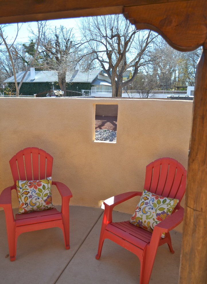 Downtown Fusion Southwestern Patio Albuquerque by Embur Interiors Houzz