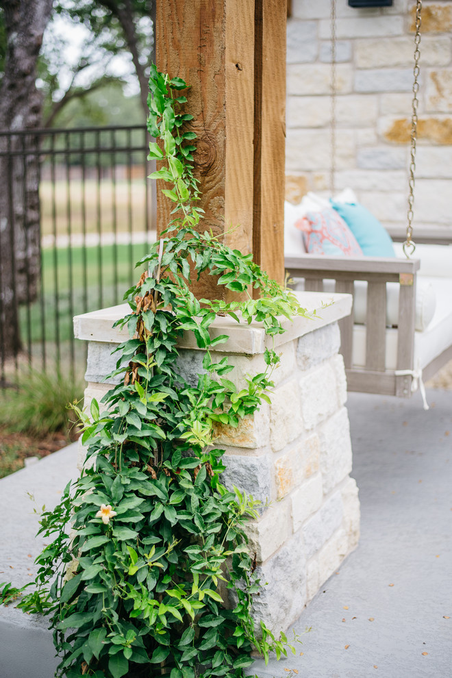 Dripping Springs Rustic Patio Austin by Waterloo Outdoor Design