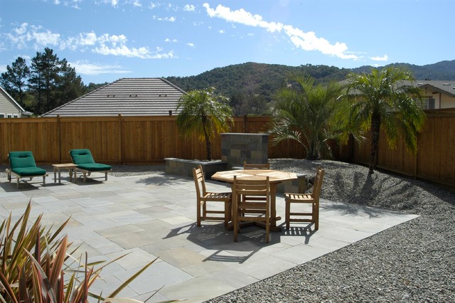Dry Laid Cut Bluestone Patio - Traditional - Patio - San Francisco - by
