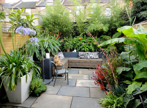 Outdoor Patio with Patio Furniture