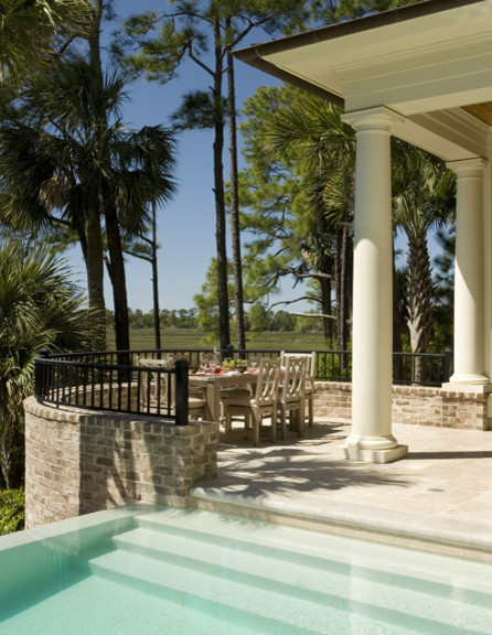 Patio - mediterranean patio idea in Charleston