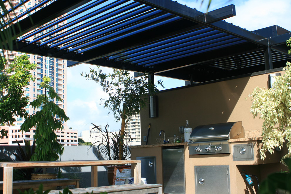 EcoShade Louvered Roofs Tropical Patio Hawaii by EcoShade™