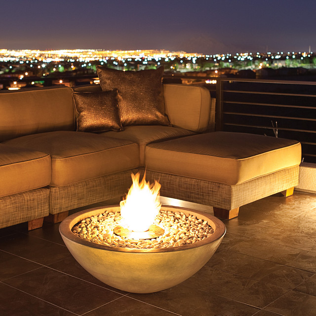 Ecosmart Fire Mix 850 Indoor Outdoor Fire Bowl Contemporary Patio Los Angeles By Decor Interiors Houzz Uk