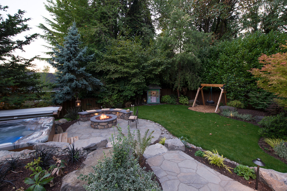 This is an example of a classic patio in Portland.