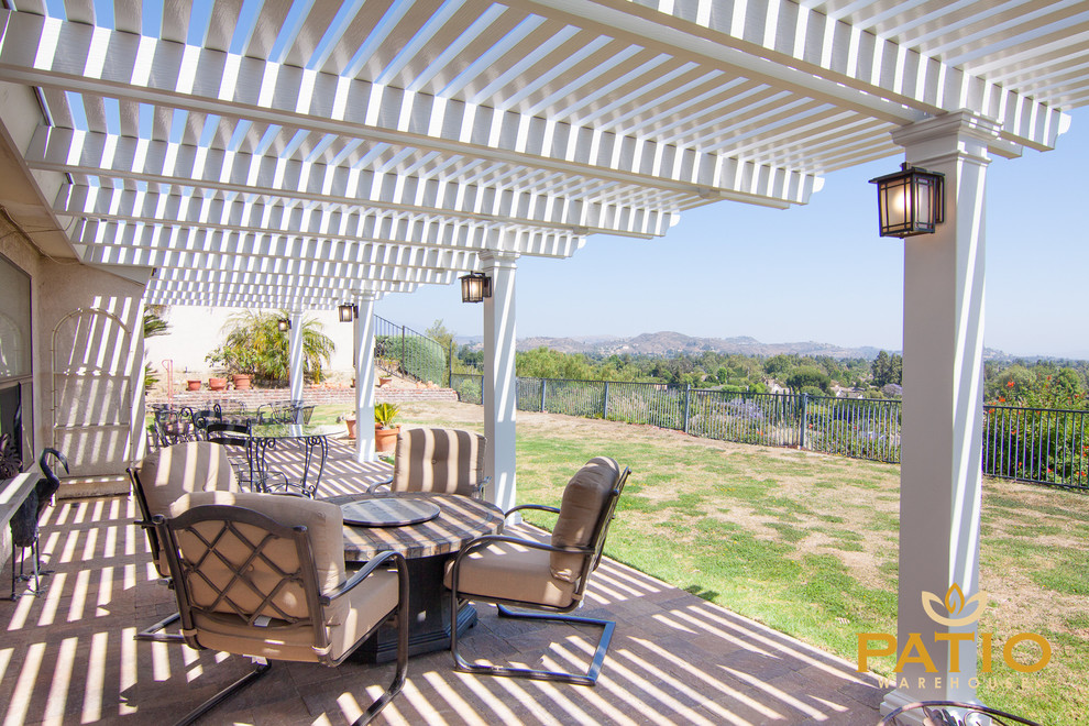 Elitewood Lattice Patio Covers Traditional Patio Orange County by Patio Warehouse Inc