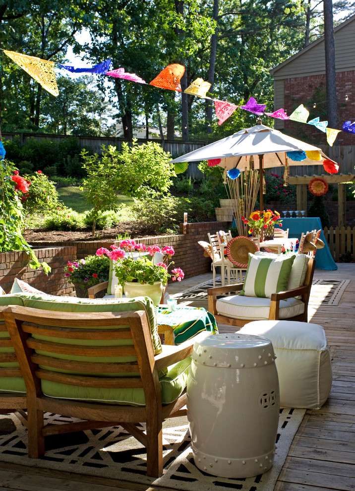Entertaining Traditional Patio Little Rock by Tobi Fairley