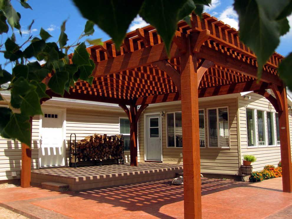Idee per un patio o portico tradizionale