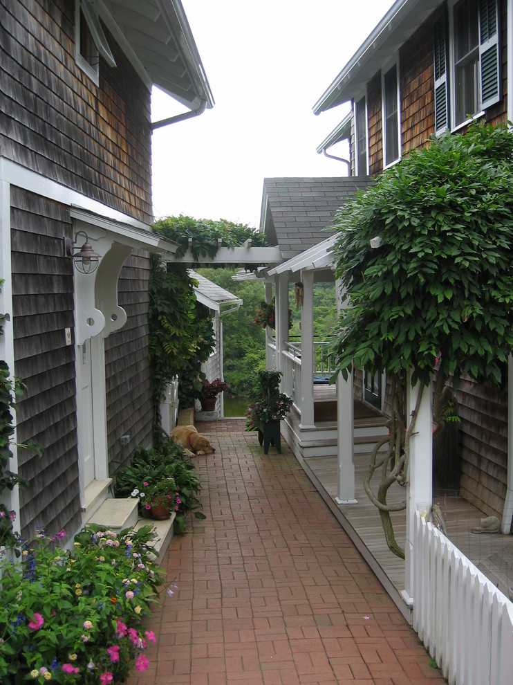 Inspiration for a timeless patio remodel in Providence