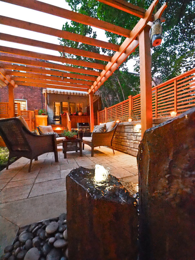An Urban Retreat Contemporary Patio Montreal By Plantenance Landscape Group Houzz