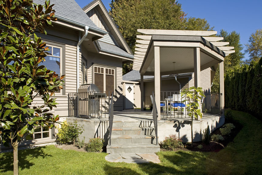 Exterior Project Traditional Patio Vancouver by Solution