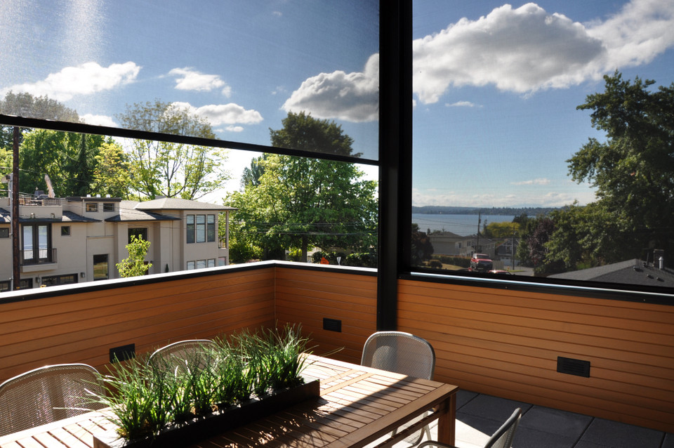 Exterior Screen Shades Traditional Patio Dallas by