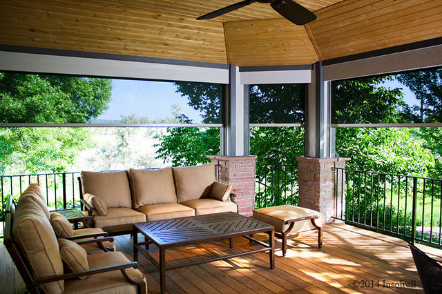 Exterior Solar Shades - Oasis Series - Tropical - Patio - Denver - by  Insolroll Window Shading Systems