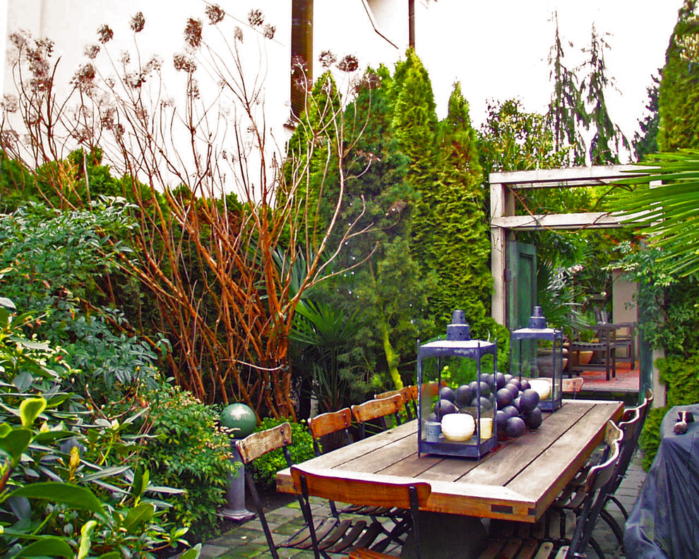 Inspiration for a rustic patio remodel in Seattle