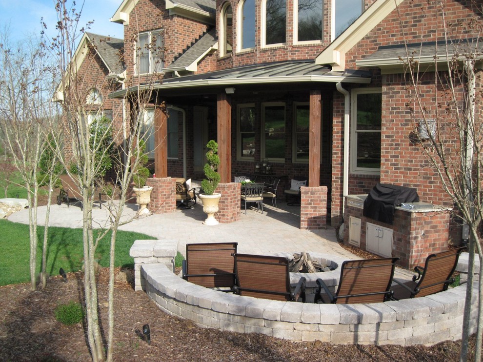 Fire Traditional Patio Nashville by Allin Landscaping Houzz