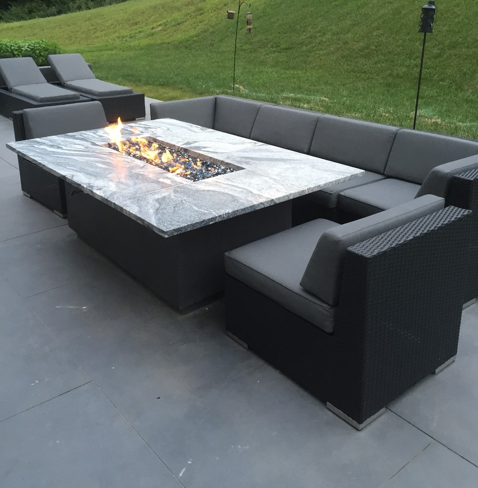 Fire Feature - Edwardsville - Contemporary - Patio - St Louis - by ...