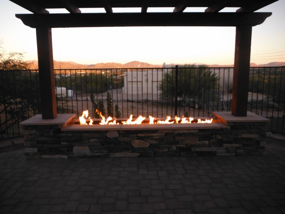 Fire Features, Fire Pits Asian Patio Phoenix by Pryors Better