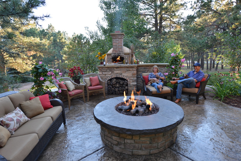 Fire Pits Traditional Patio Denver by ABC Landscaping Inc. Houzz