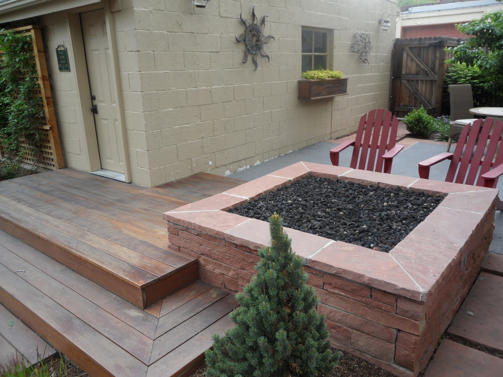 Fire pits Craftsman Patio Denver by Denver Landscapes Houzz