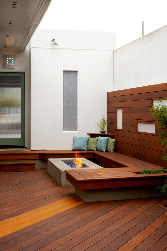 Fire Pits - Contemporary - Deck - San Luis Obispo - by Jeffrey Gordon ...