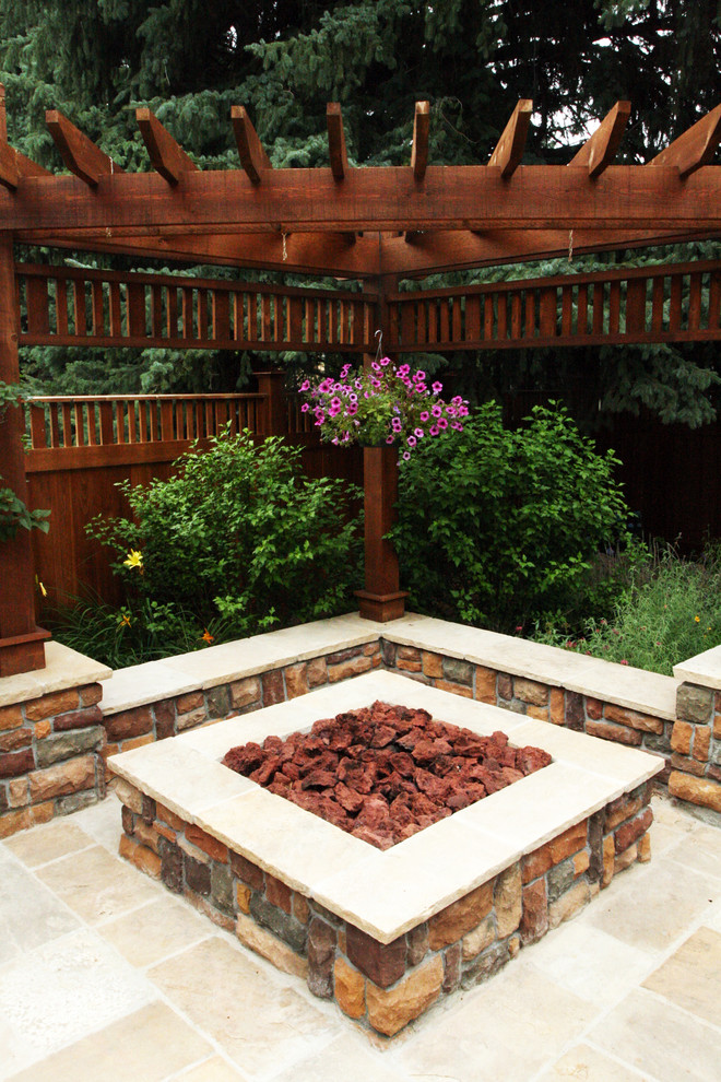 Fireplaces & Fire Pits Traditional Patio Denver by Phase One