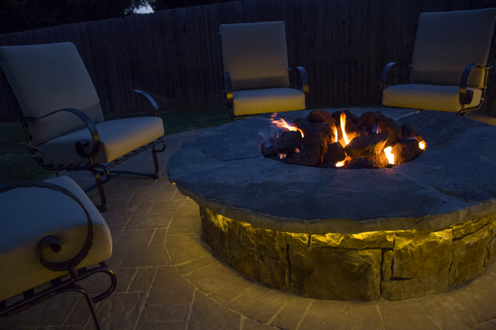 Fireplaces & Fire Pits UnderLit Fire Pit Craftsman Patio