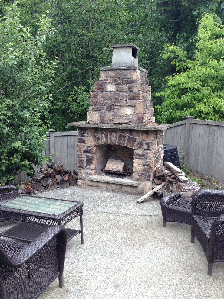 Fireplaces & Fire Pits Craftsman Patio Seattle by USI Custom