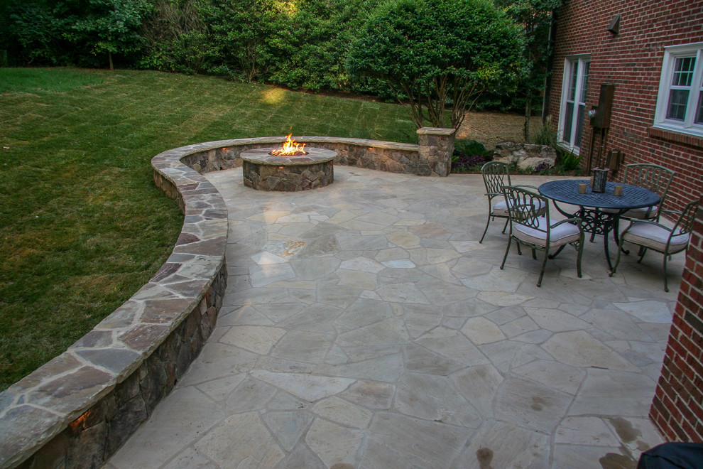 Fireplaces & Pits Traditional Patio Charlotte by Southern