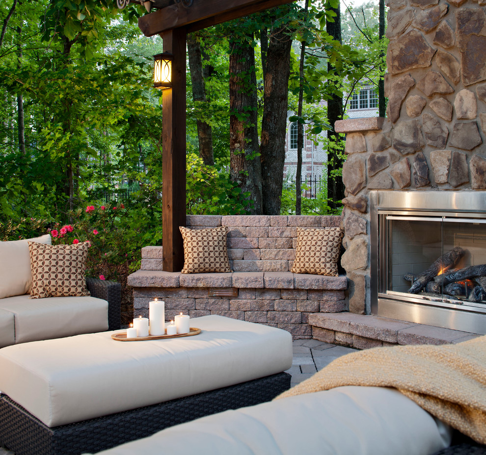 This is an example of a classic patio in Charlotte.