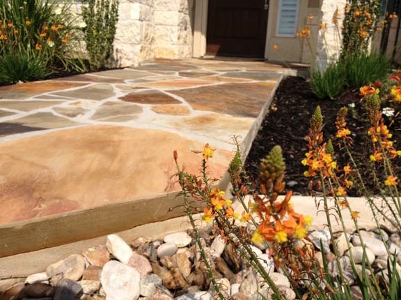 This is an example of a traditional patio in Austin.