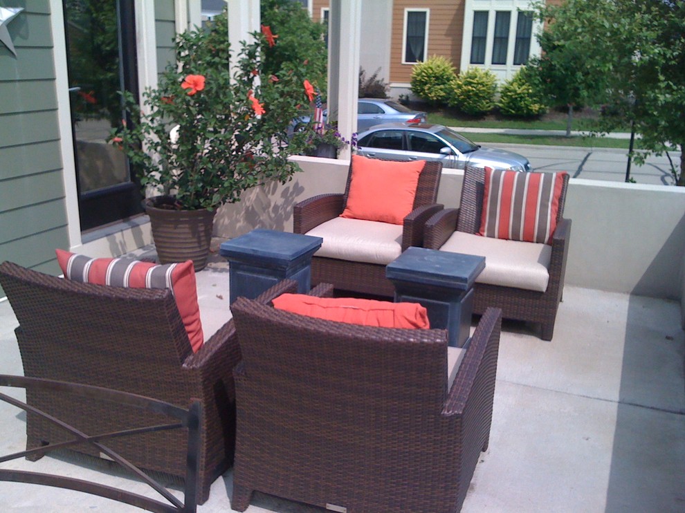 Forecourt Patio Traditional Patio St Louis by Studio Luebke Houzz