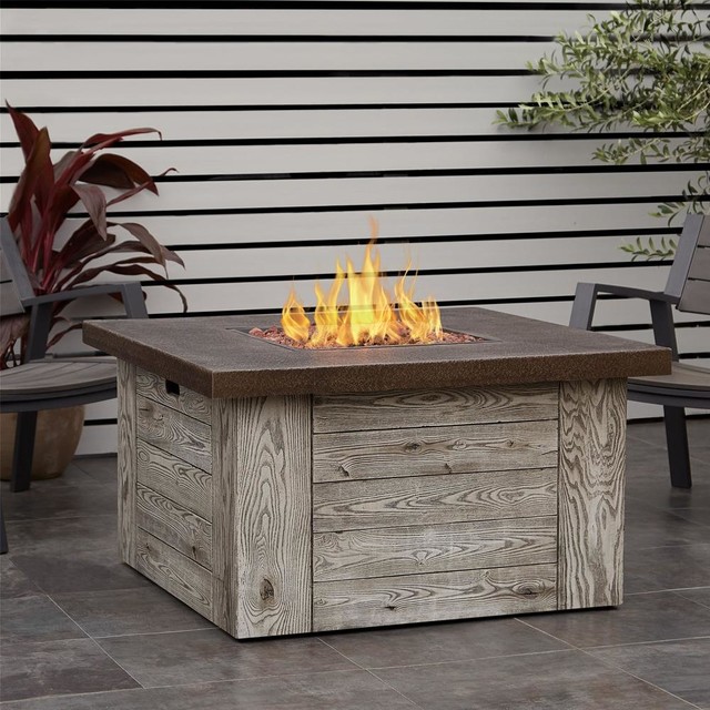 Forest Ridge Propane Fire Table Casa de campo Patio Portland de