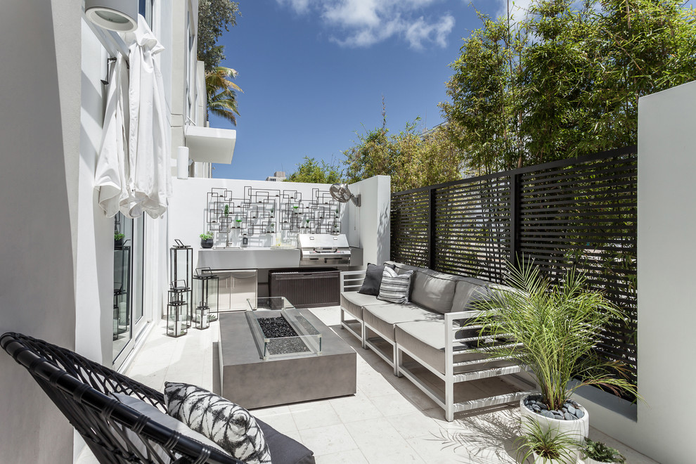 Fort Lauderdale Beach Getaway Contemporary Patio Miami by