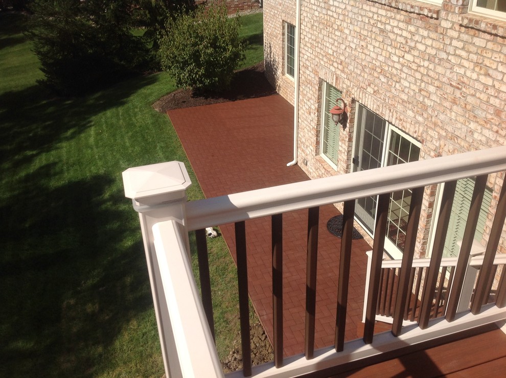 Fort Wayne AZEK Vast paver patio and TimberTech Evolutions deck