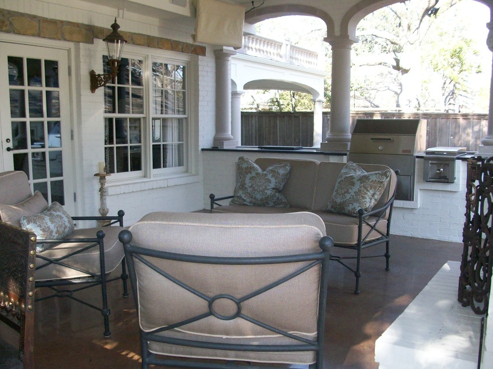 Fort Worth Outdoor Living Room Traditional Patio Dallas by