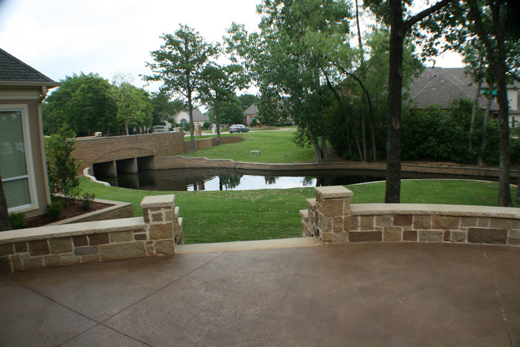 Fort Worth South Lake covered patio, open patio, outdoor kitchen and