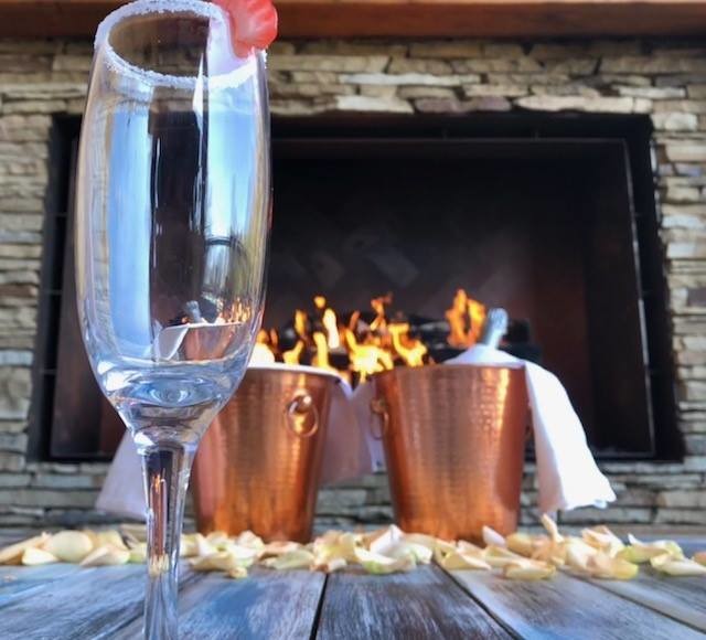 Four Seasons Dallas Custom Open Outdoor Gas Fireplace American