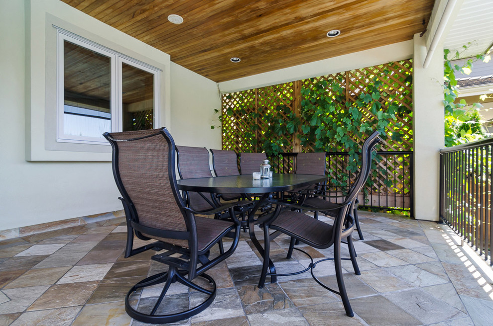 Fraser Heights Custom Build Contemporary Patio Vancouver by