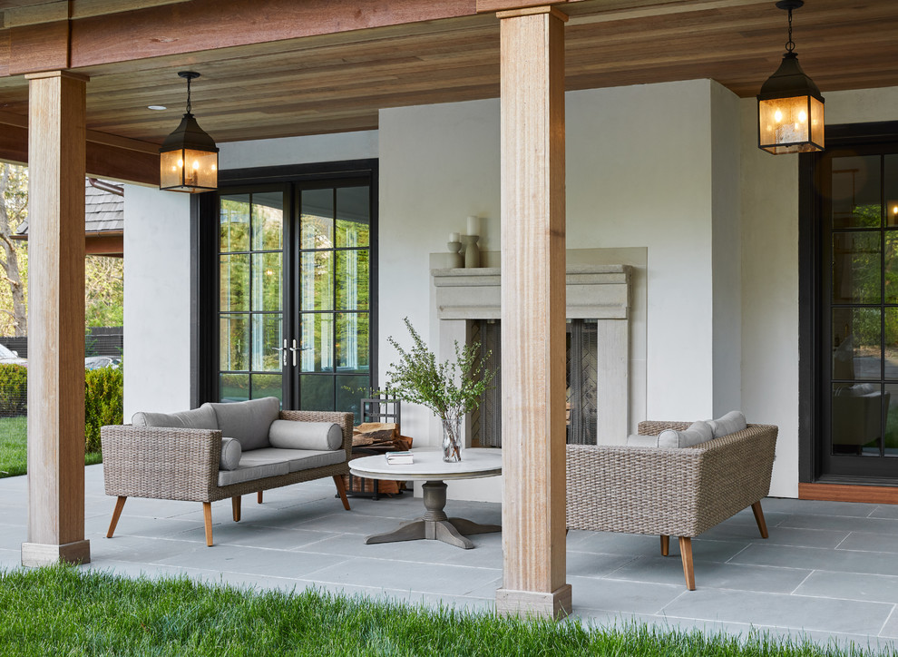 French Country Home - French Country - Patio - New York ...