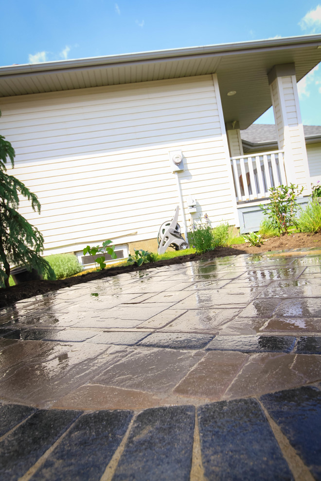 Front Yard Patio Contemporary Patio Edmonton by Greentree