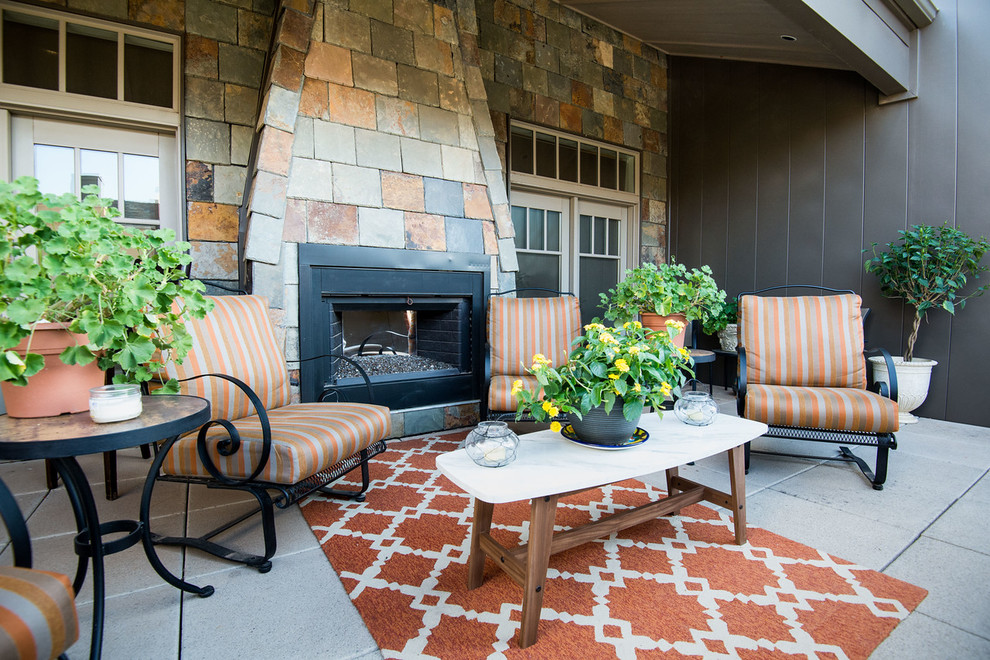 Full Home Staging Project in Downtown Oklahoma City Transitional Patio Oklahoma City by